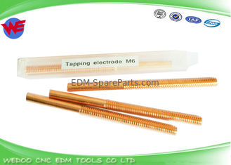 Haute précision M6 EDM filetant le fil d'en cuivre d'électrodes tapant le lancement mince de 0.75mm