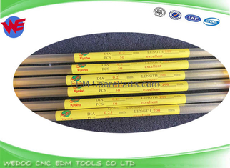 Électrode EDM Tubes en laiton / cuivre 0,2 x 200 mm 0,25 * 200 mm 0,1 mm 0,15 mm 0,19 mm 0.18