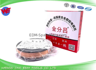 WEDM cuivre 0,20 mm * 2000 M coupe de fil de molybdème pour la machine EDM de coupe de fil